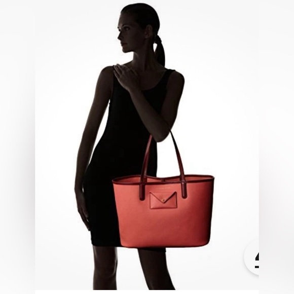 Marc by Jacobs Metropolitote 48 Leather Tote Pink Rose Bush Saffiano - Picture 16 of 16